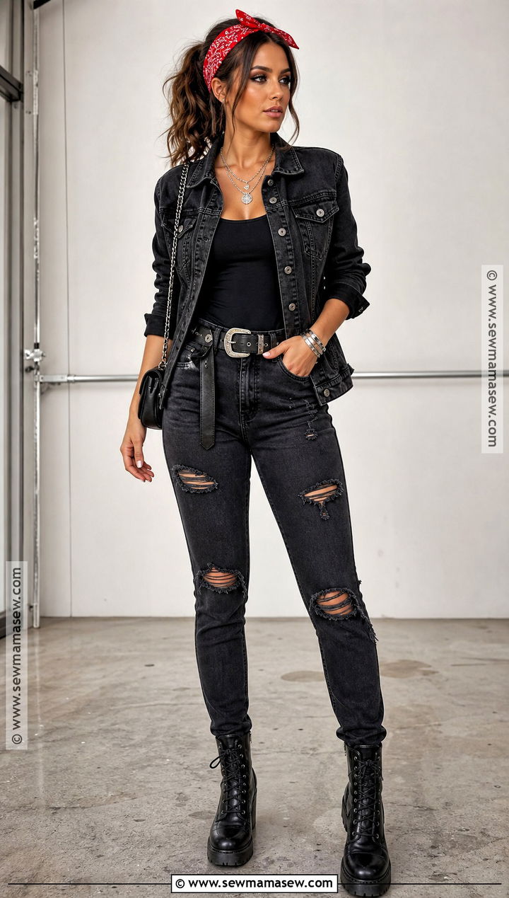 Easy Closet Biker Girl Costume - 30 biker girl halloween costume ideas
