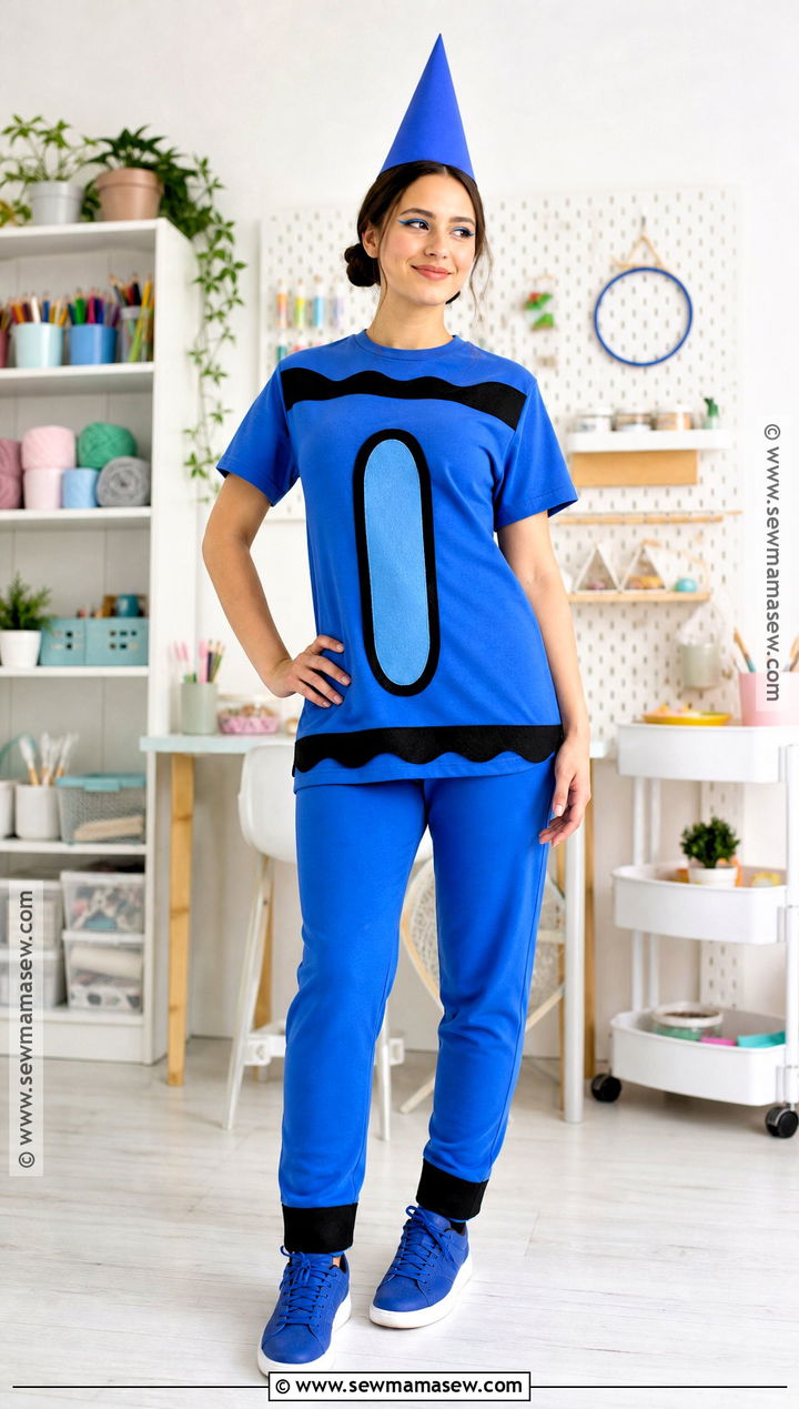 Easy Crayon Costume - 35 halloween costume easy ideas