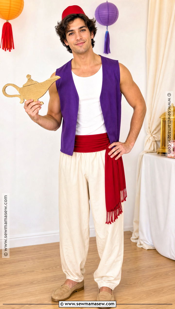 Easy DIY Aladdin Costume With Closet Basics - 30 aladin costume ideas