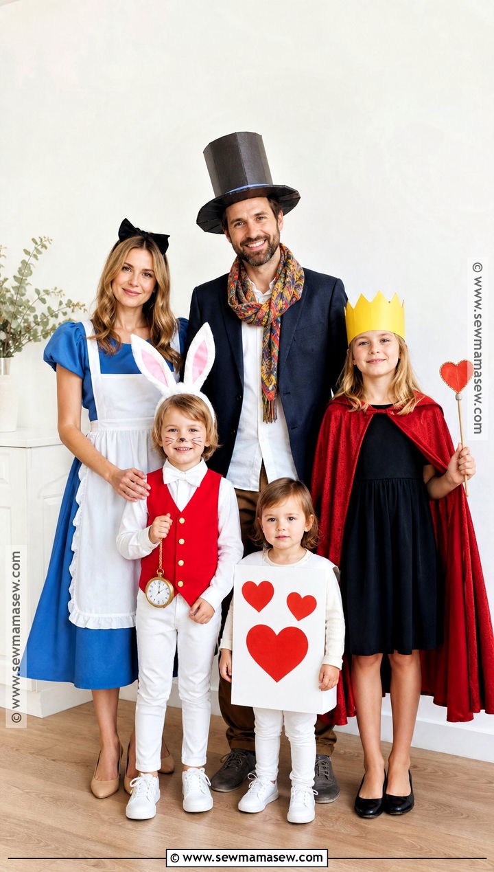 Easy DIY Alice Family Costume - 30 alice in wonderland family costumes