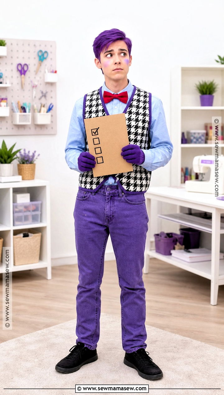 Easy DIY Fear Inside Out Costume - 30 fear inside out costume ideas