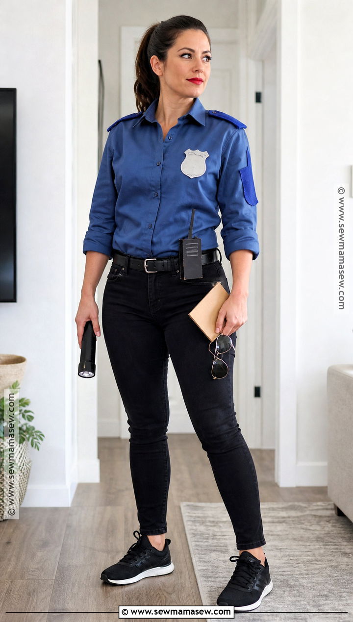 Easy DIY Female Cop Costume - 30 female cop costume ideas