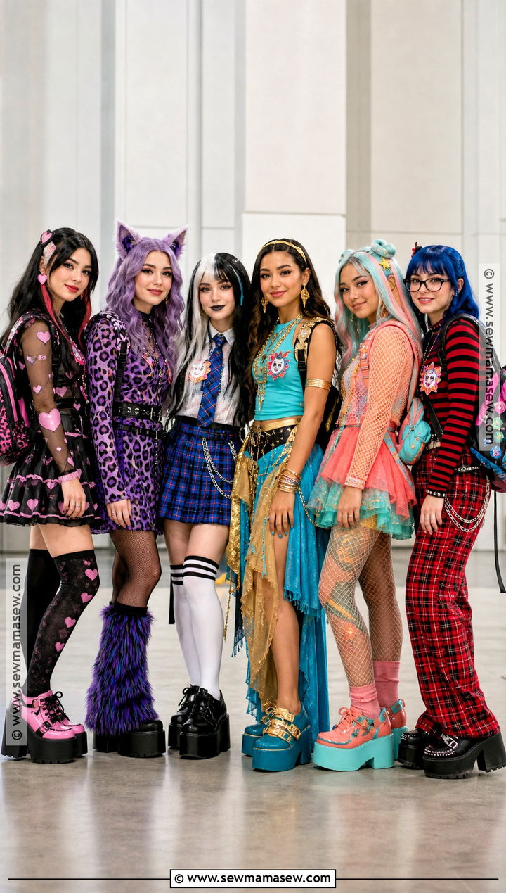 Easy DIY Monster High Group Costume - 35 Monster High Group Costume Ideas