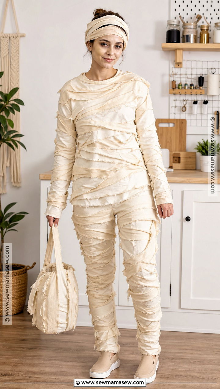 Easy DIY Mummy Costume - 40 mummy halloween costume ideas