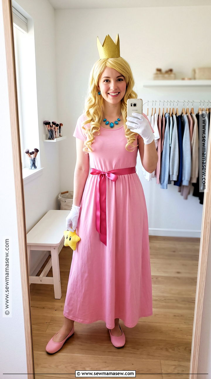 Easy DIY Princess Peach Cosplay - 35 princess peach cosplay ideas