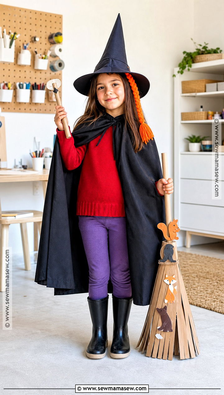 Easy DIY Room on the Broom Witch Costume - 30 room on the broom costume ideas