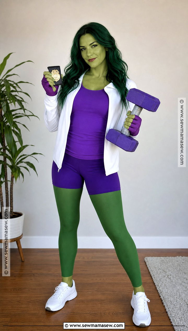 Easy DIY She Hulk Costume - 30 she hulk costume ideas