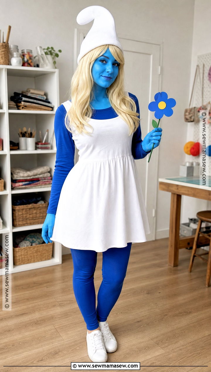 Easy DIY Smurfette Costume - 35 smurfette costume ideas