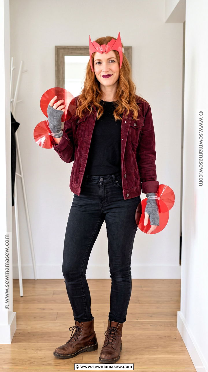 Easy DIY Wanda Maximoff Costume - 35 wanda maximoff costume ideas
