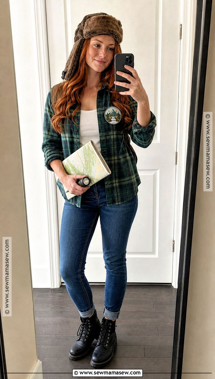 Easy DIY Wendy Corduroy Costume - 30 wendy halloween costume ideas