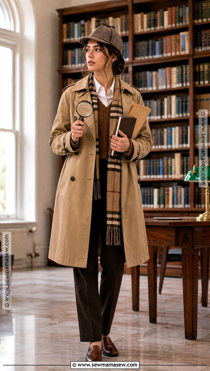 Easy Detective Costume With Trench Coat - 35 basic halloween costume ideas