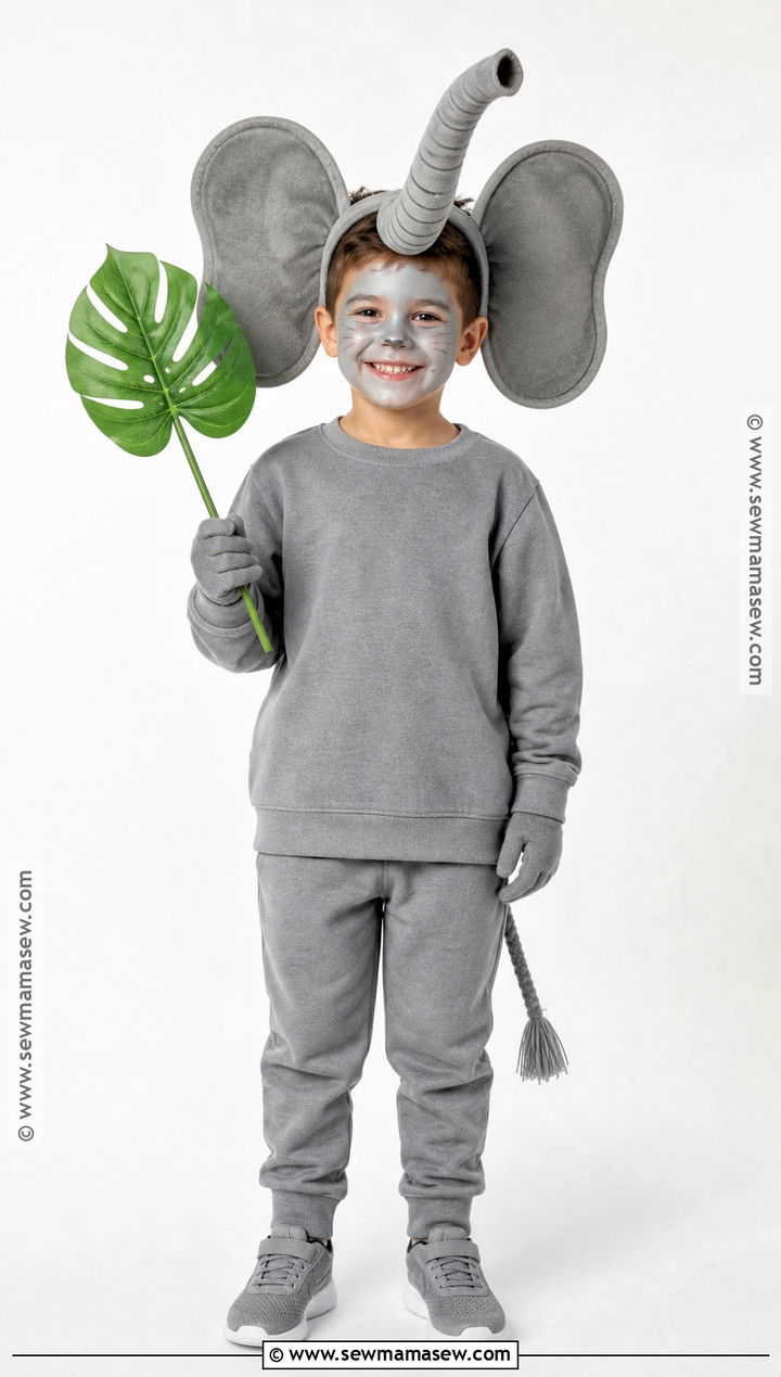 Easy Elephant Costume - 30 Easy Animal Costumes