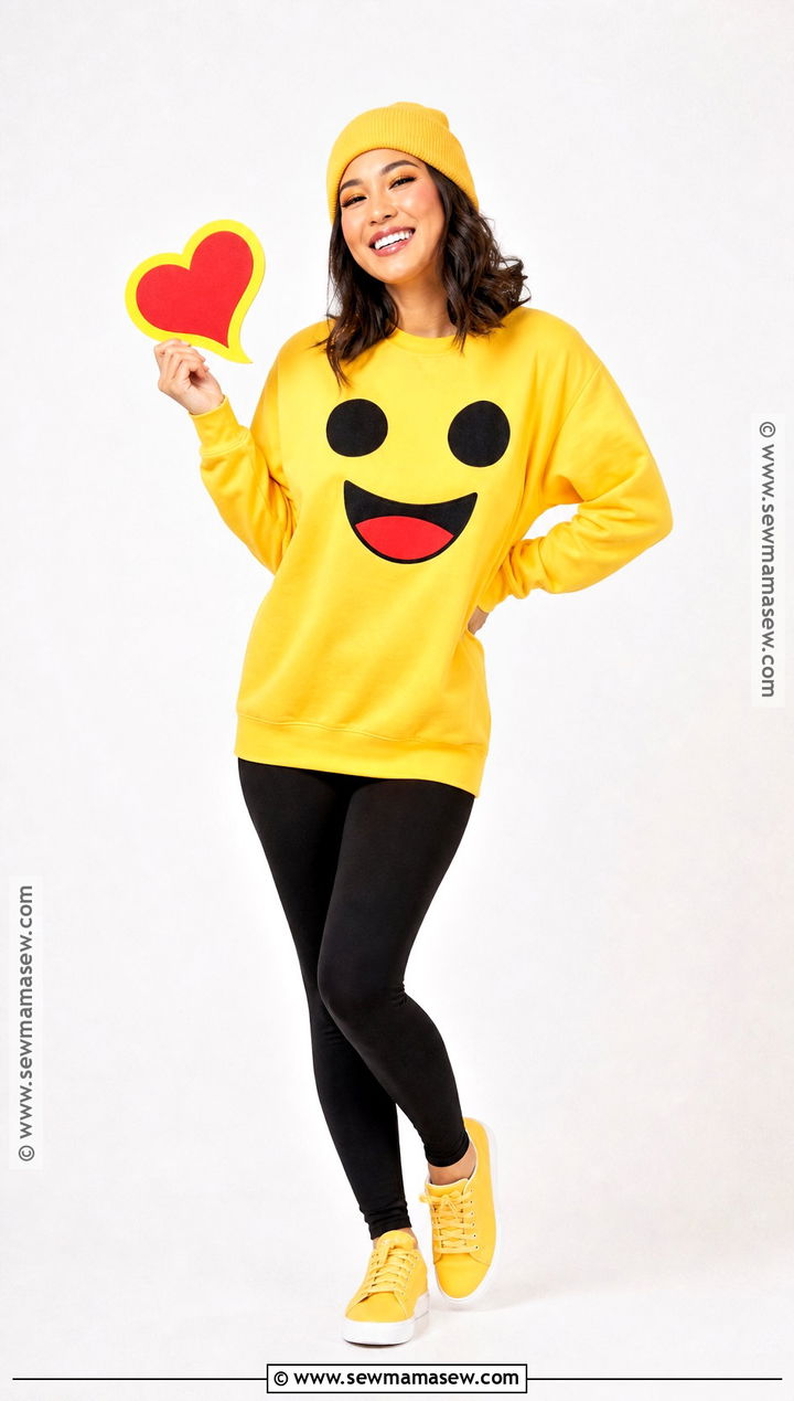 Easy Emoji Costume - 35 halloween costume easy ideas