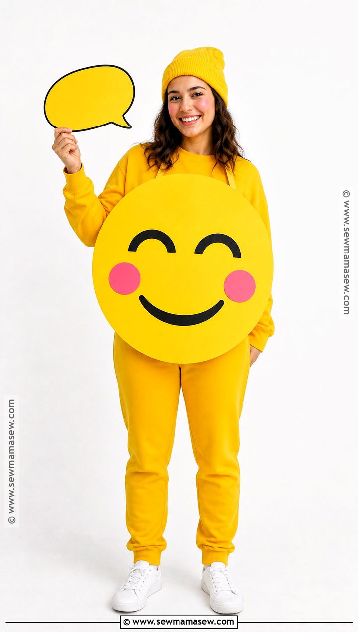 Easy Emoji Costume - 30 halloween costume ideas easy