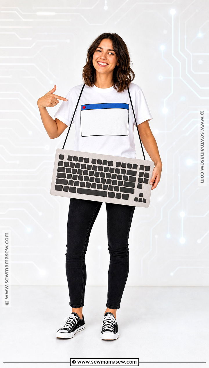 Easy Error 404 Costume - 35 easy halloween costume ideas