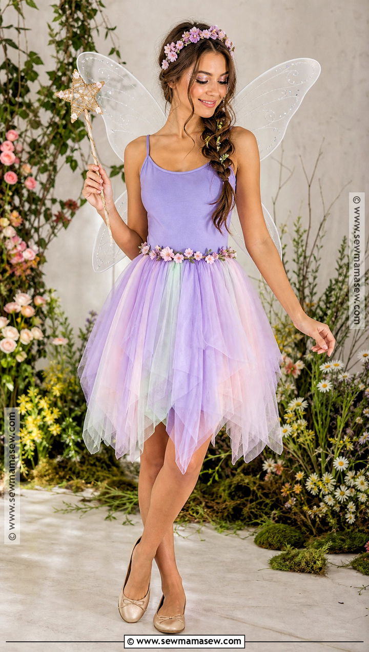 Easy Fairy Costume With Tulle Skirt - 50 easy halloween costumes for women