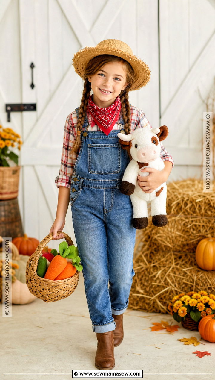 Easy Farmer Costume - 30 easy halloween costumes for kids