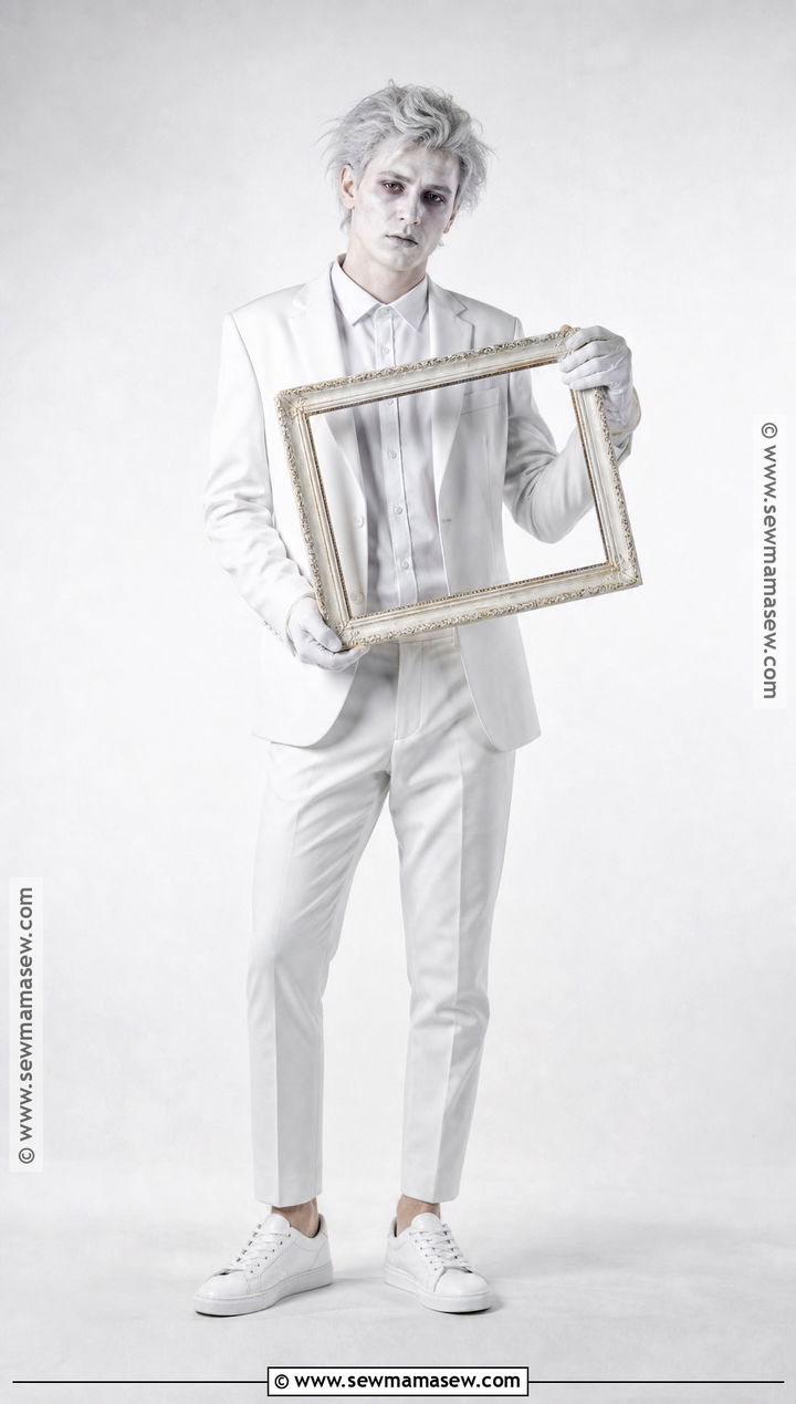 Easy Ghost Costume With White Suit - 45 mens halloween costumes