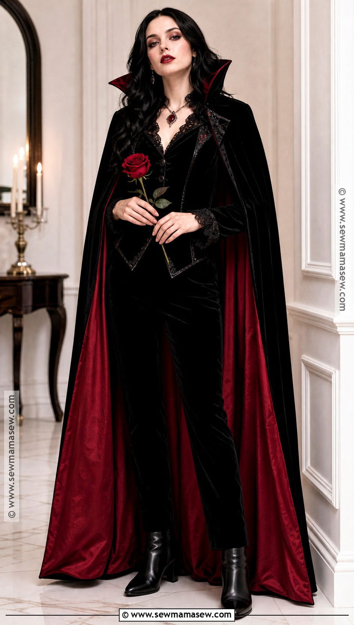 Easy Glam Vampire Costume - 30 halloween costume ideas easy