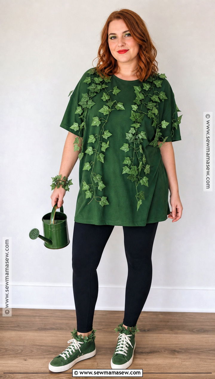 Easy Green Ivy T Shirt Costume - 30 green ivy costume ideas