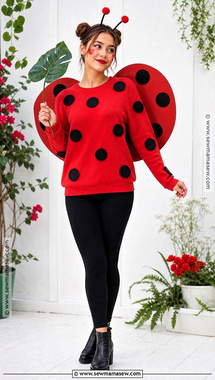 Easy Ladybug Costume - 30 halloween costume ideas easy