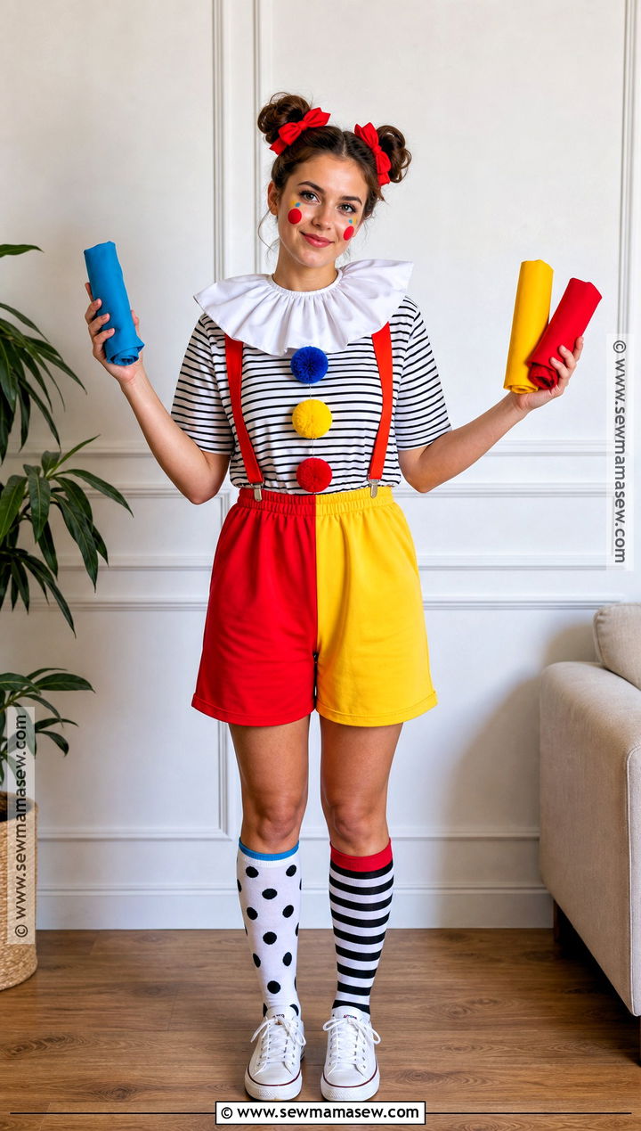 Easy Last Minute Clown Costume - 30 Cute Clown Costume Ideas for Women