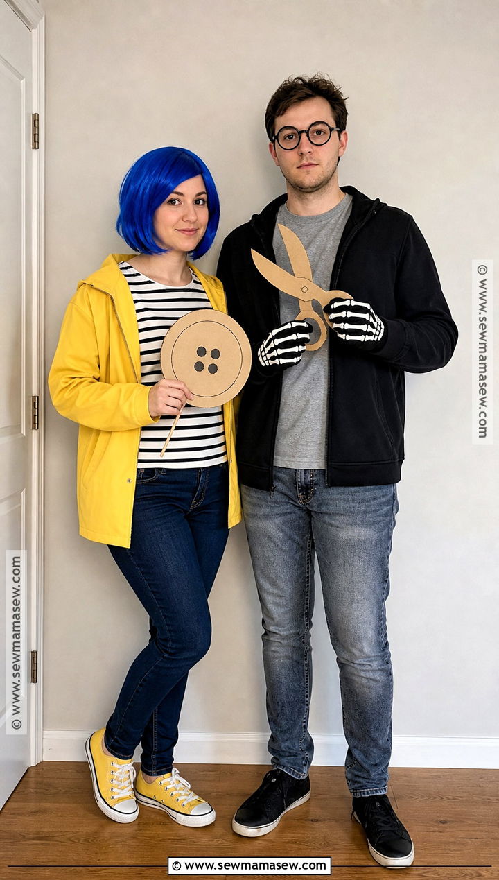 Easy Last Minute Coraline And Wybie Costume - 30 coraline couple costume ideas