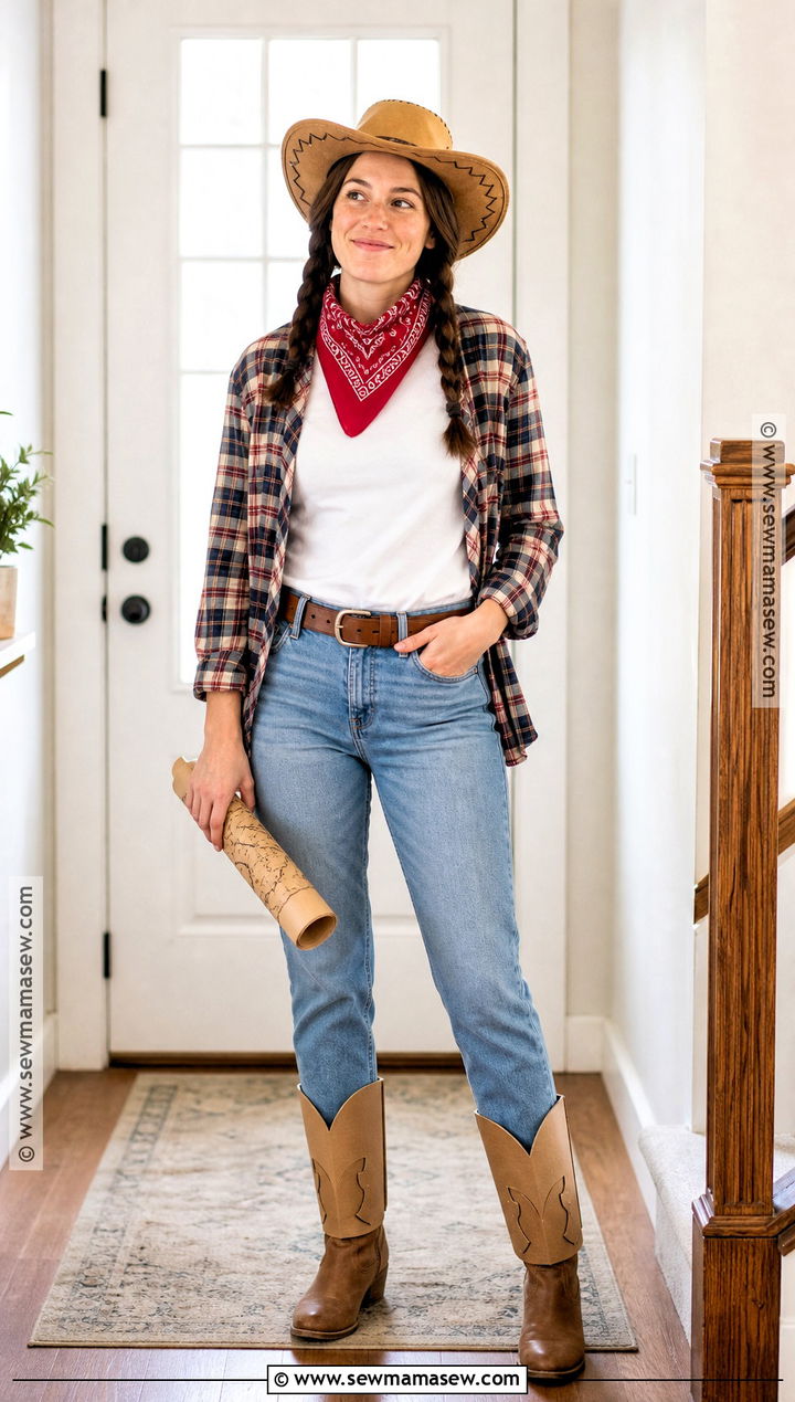 Easy Last Minute Cowboy Costume - 35 cowboy costume women's ideas
