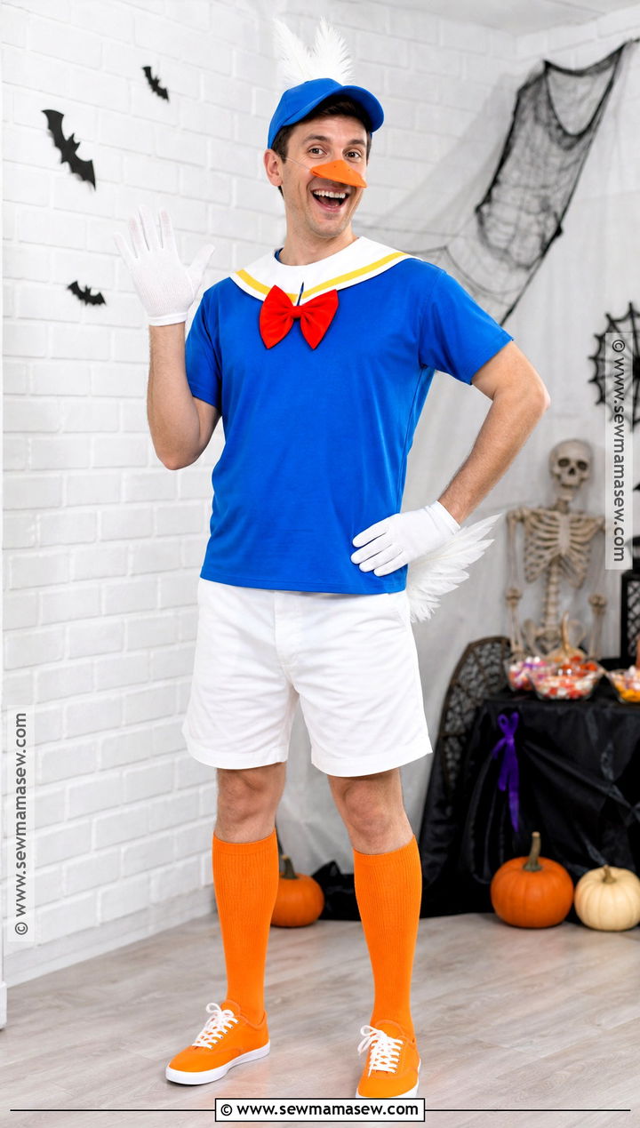 Easy Last Minute Donald Duck Costume - 30 Donald Duck Costume Ideas
