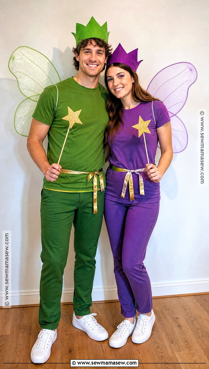 Easy Last Minute Fairy Couple Costume - 30 fairy couple costume ideas