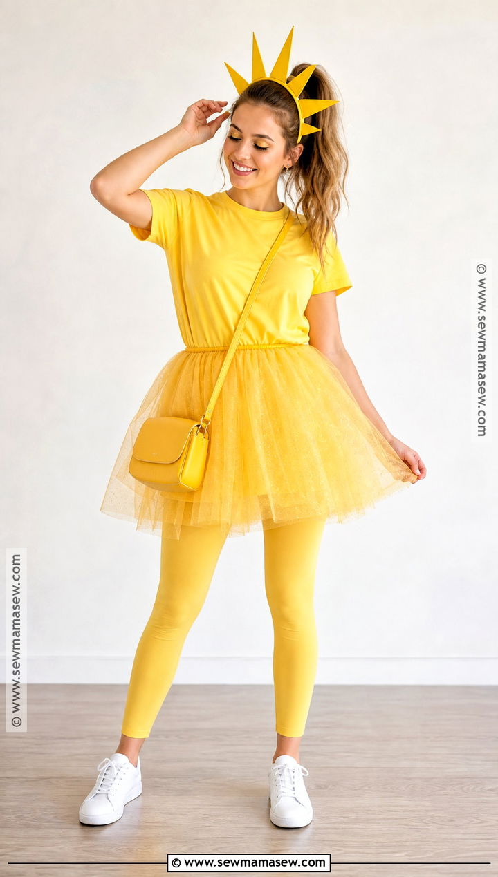 Easy Last Minute Sun Costume - 30 Sun Halloween Costume Ideas
