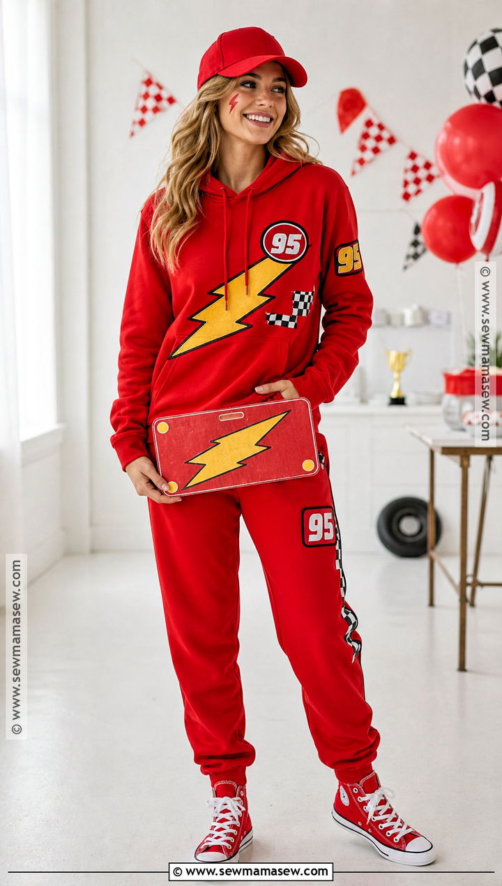 Easy Lightning McQueen Hoodie Costume - 45 lightning mcqueen costume ideas