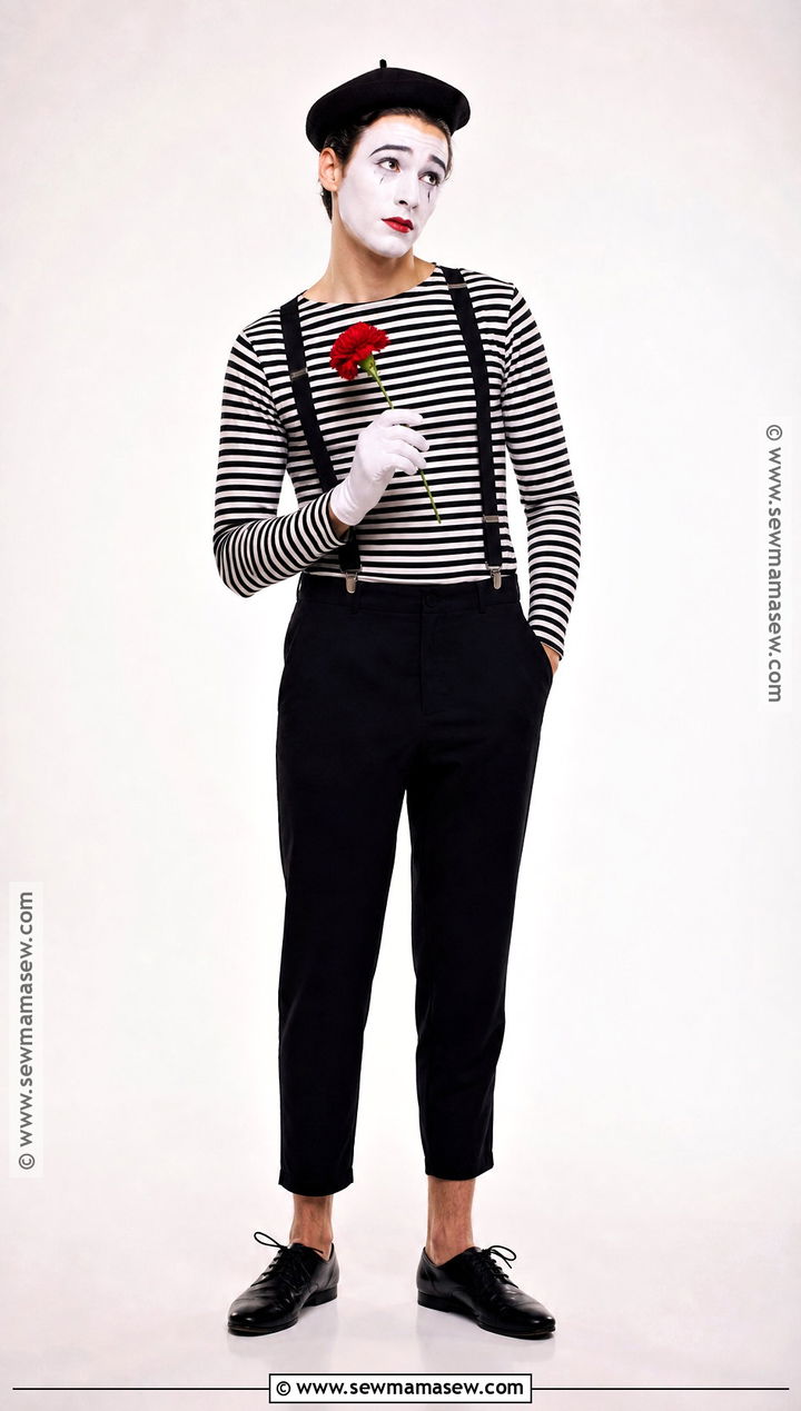 Easy Mime Costume - 30 really easy halloween costumes
