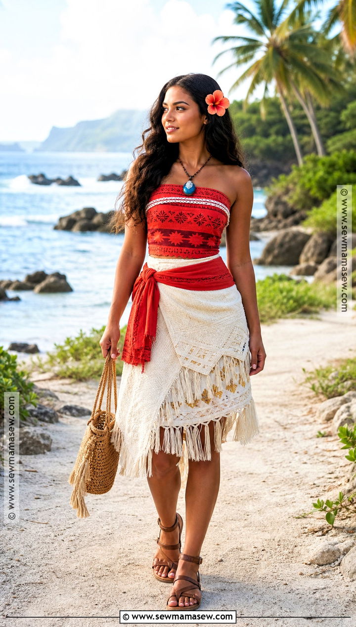 Easy Moana Princess Costume - 30 Easy Princess Costume Ideas