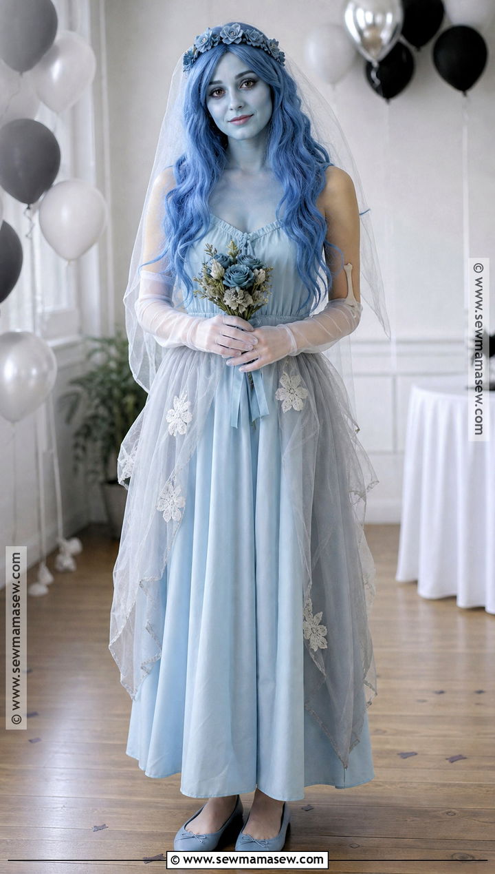 Easy No Sew Emily Corpse Bride Dress - 30 Emily Corpse Bride Dress Ideas