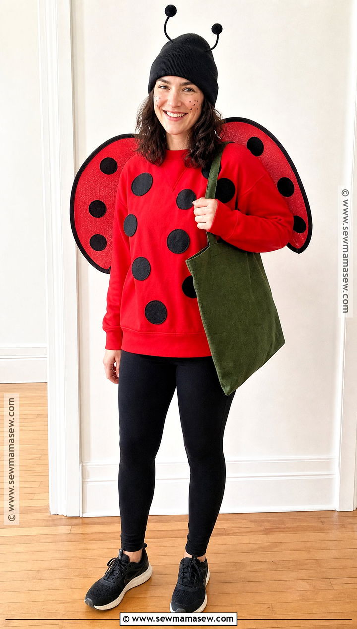 Easy No Sew Ladybird Costume - 30 ladybird costume ideas