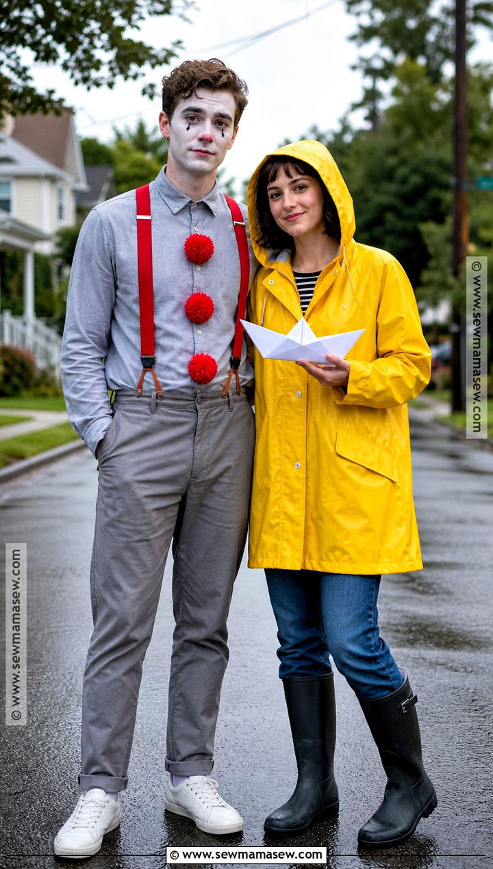 Easy Pennywise And Georgie Costume - 30 it couples costume ideas