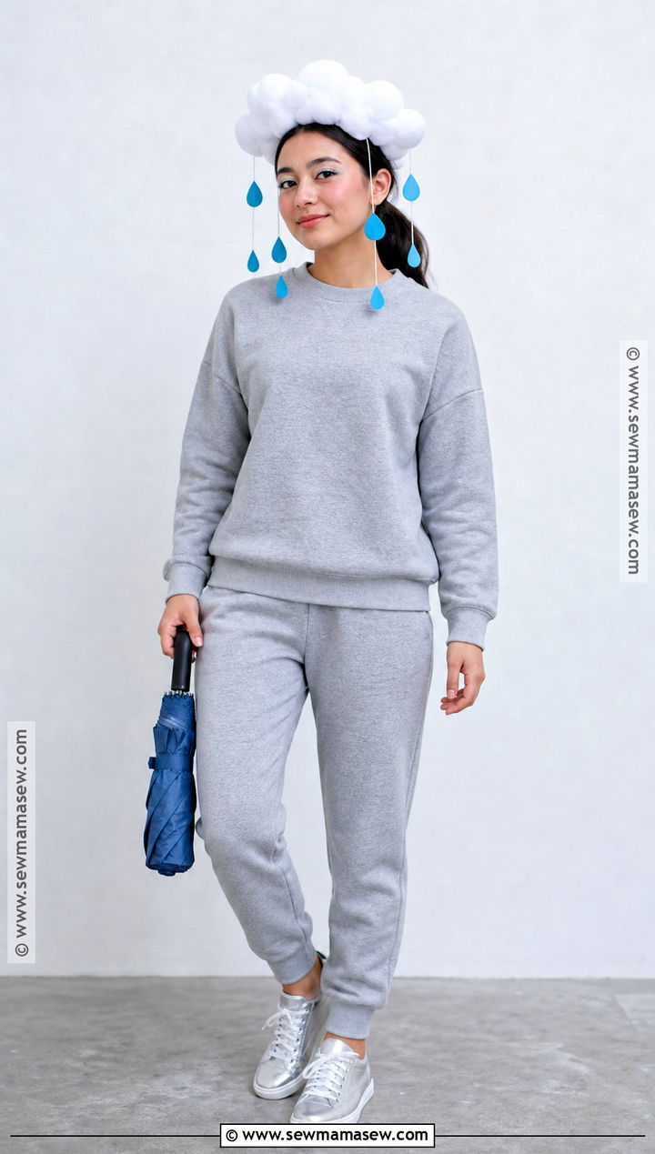 Easy Rain Cloud Costume - 35 halloween costume easy ideas