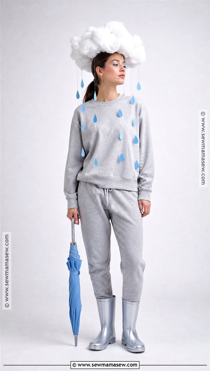 Easy Rain Cloud Costume - 35 easy halloween costume ideas