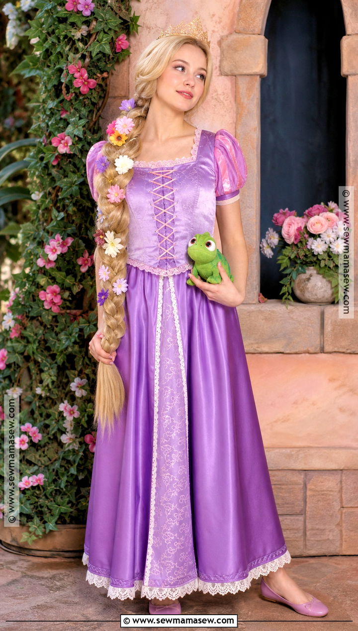 Easy Rapunzel Princess Costume - 30 Easy Princess Costume Ideas