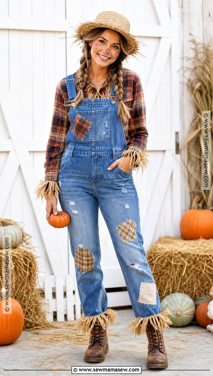 Easy Scarecrow Costume - 30 really easy halloween costumes