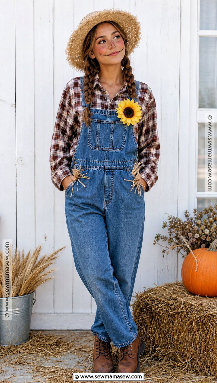 Easy Scarecrow Costume - 35 subtle halloween costumes