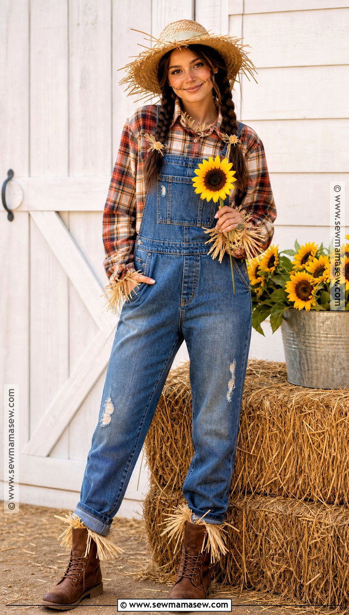 Easy Scarecrow Costume - 30 halloween costume ideas easy