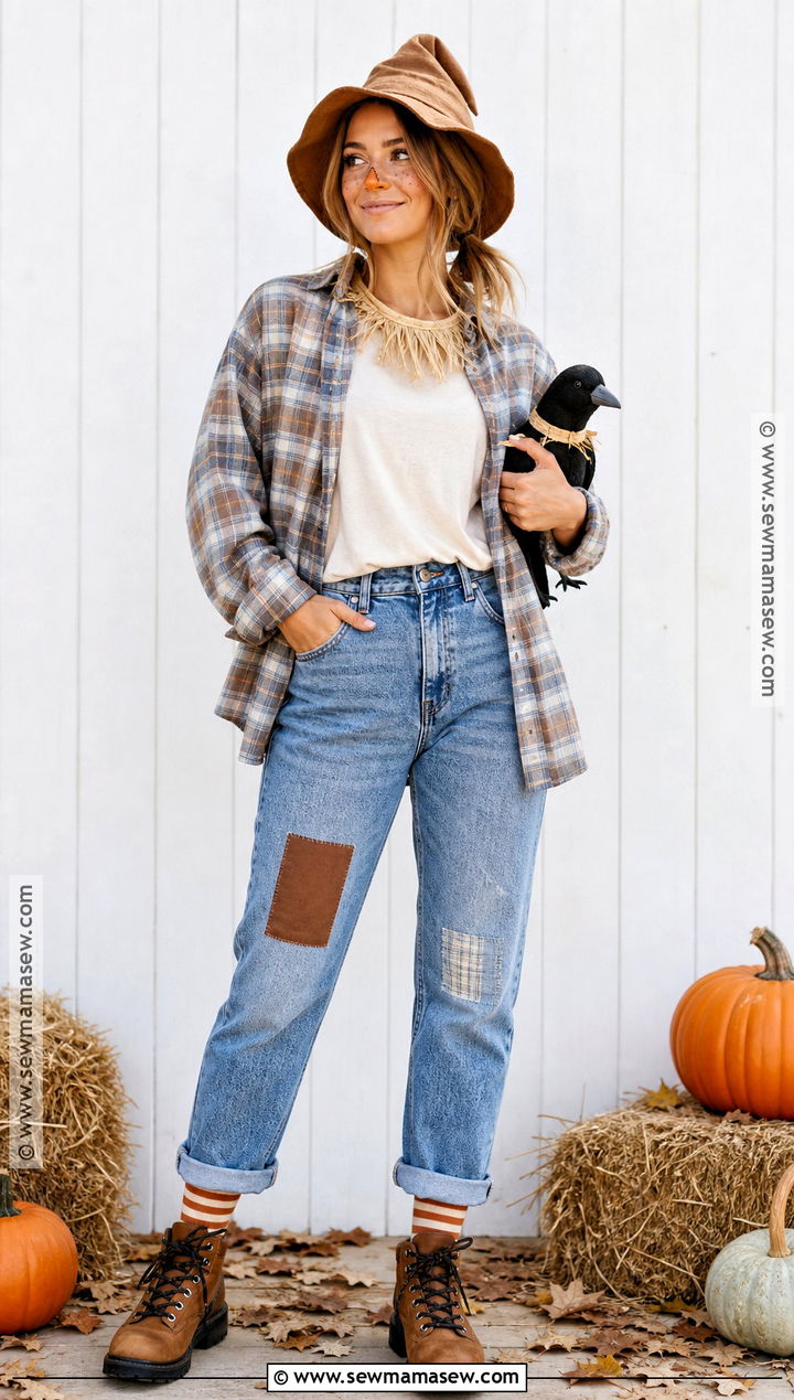 Easy Scarecrow Outfit With Jeans - 30 scarecrow outfit ideas