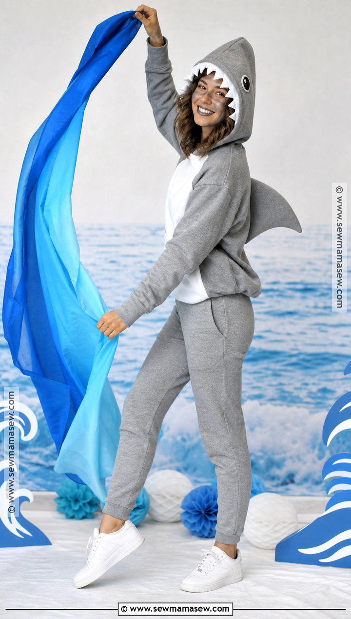 Easy Shark Costume - 30 Easy Animal Costumes