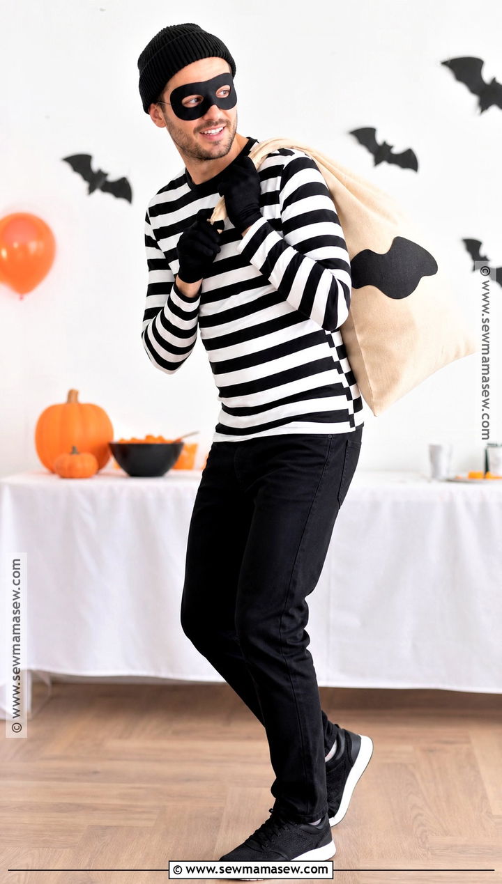 Easy Sneaky Burglar Costume - 30 really easy halloween costumes