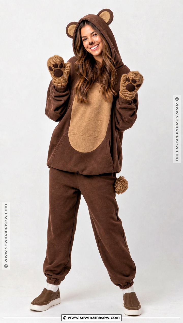 Easy Teddy Bear Hoodie Costume - 35 teddy bear costume ideas