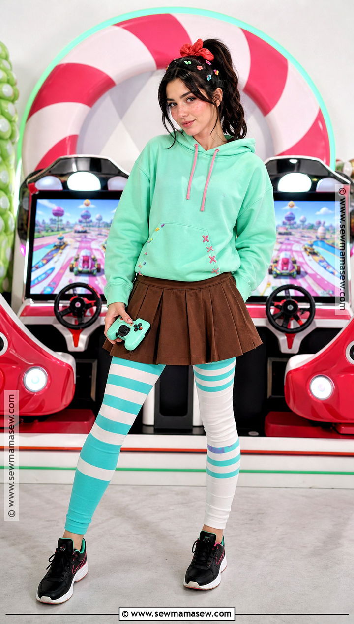 Easy Vanellope Von Schweetz Costume - 35 easy disney costumes
