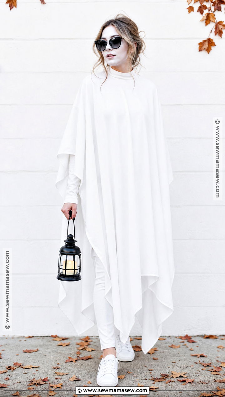 Easy White Ghost Costume With Sunglasses - 45 costume party ideas