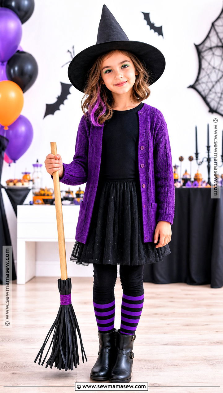 Easy Witch Costume - 30 easy halloween costumes for kids